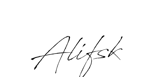 You should practise on your own different ways (Antro_Vectra) to write your name (Alifsk) in signature. don't let someone else do it for you. Alifsk signature style 6 images and pictures png