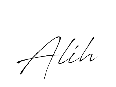 The best way (Antro_Vectra) to make a short signature is to pick only two or three words in your name. The name Alih include a total of six letters. For converting this name. Alih signature style 6 images and pictures png