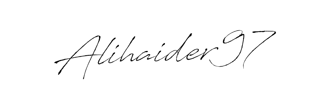 See photos of Alihaider97 official signature by Spectra . Check more albums & portfolios. Read reviews & check more about Antro_Vectra font. Alihaider97 signature style 6 images and pictures png