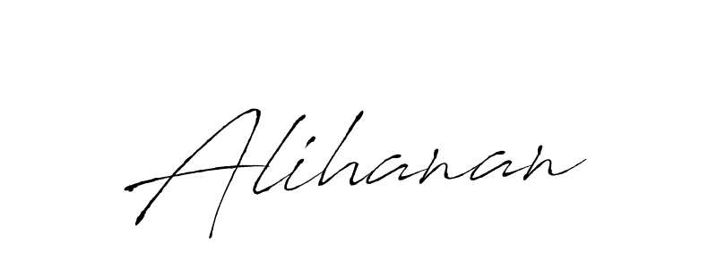 Also we have Alihanan name is the best signature style. Create professional handwritten signature collection using Antro_Vectra autograph style. Alihanan signature style 6 images and pictures png