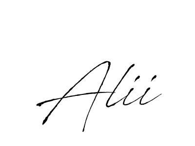 How to make Alii signature? Antro_Vectra is a professional autograph style. Create handwritten signature for Alii name. Alii signature style 6 images and pictures png
