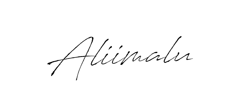 if you are searching for the best signature style for your name Aliimalu. so please give up your signature search. here we have designed multiple signature styles  using Antro_Vectra. Aliimalu signature style 6 images and pictures png