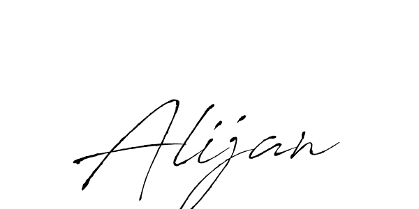Use a signature maker to create a handwritten signature online. With this signature software, you can design (Antro_Vectra) your own signature for name Alijan. Alijan signature style 6 images and pictures png