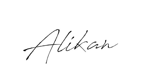 Also we have Alikan name is the best signature style. Create professional handwritten signature collection using Antro_Vectra autograph style. Alikan signature style 6 images and pictures png