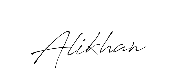 You should practise on your own different ways (Antro_Vectra) to write your name (Alikhan) in signature. don't let someone else do it for you. Alikhan signature style 6 images and pictures png