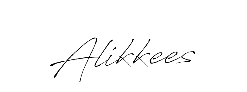 How to make Alikkees signature? Antro_Vectra is a professional autograph style. Create handwritten signature for Alikkees name. Alikkees signature style 6 images and pictures png
