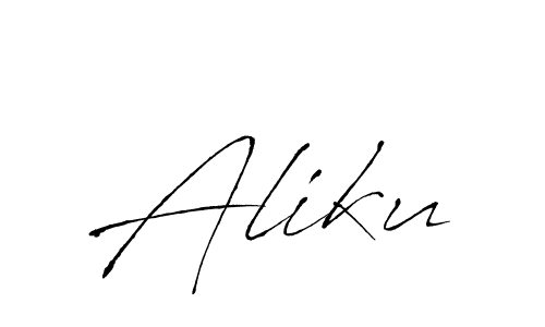 Also You can easily find your signature by using the search form. We will create Aliku name handwritten signature images for you free of cost using Antro_Vectra sign style. Aliku signature style 6 images and pictures png