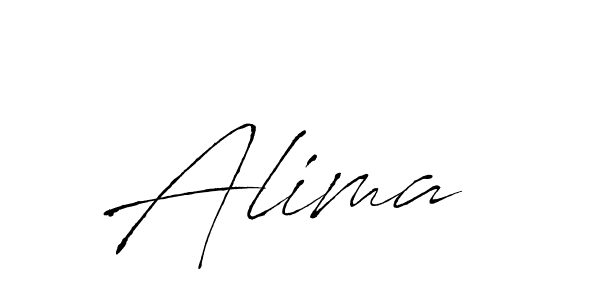 Create a beautiful signature design for name Alima . With this signature (Antro_Vectra) fonts, you can make a handwritten signature for free. Alima  signature style 6 images and pictures png