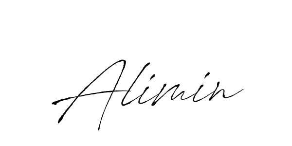 You should practise on your own different ways (Antro_Vectra) to write your name (Alimin) in signature. don't let someone else do it for you. Alimin signature style 6 images and pictures png