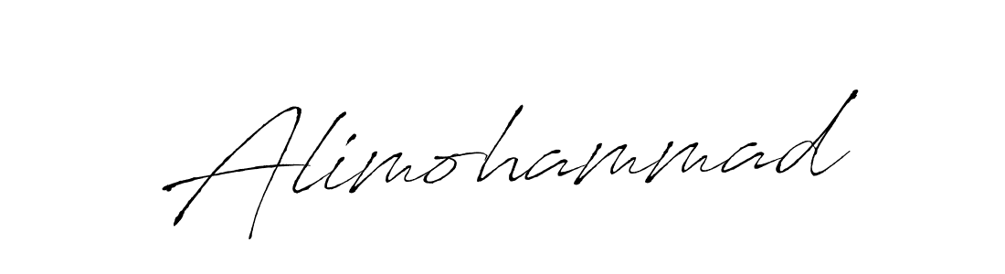 It looks lik you need a new signature style for name Alimohammad. Design unique handwritten (Antro_Vectra) signature with our free signature maker in just a few clicks. Alimohammad signature style 6 images and pictures png