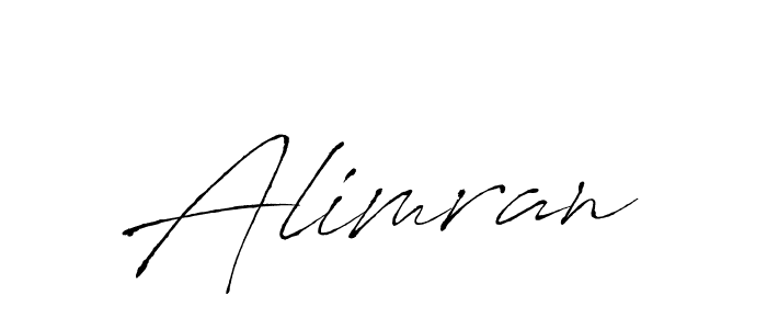 Alimran stylish signature style. Best Handwritten Sign (Antro_Vectra) for my name. Handwritten Signature Collection Ideas for my name Alimran. Alimran signature style 6 images and pictures png