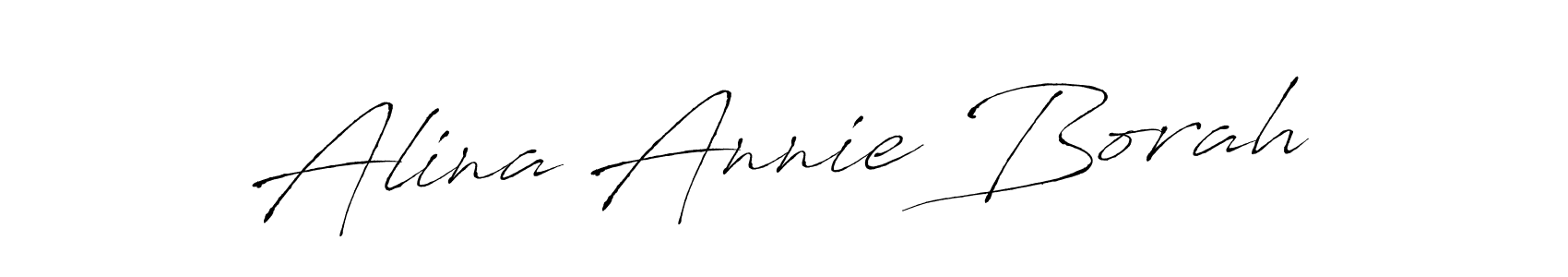 Make a beautiful signature design for name Alina Annie Borah. Use this online signature maker to create a handwritten signature for free. Alina Annie Borah signature style 6 images and pictures png