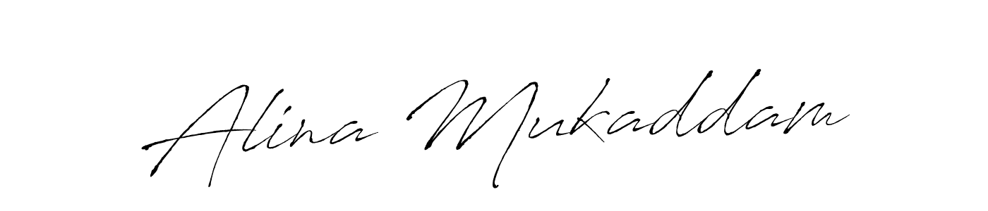 Make a short Alina Mukaddam signature style. Manage your documents anywhere anytime using Antro_Vectra. Create and add eSignatures, submit forms, share and send files easily. Alina Mukaddam signature style 6 images and pictures png