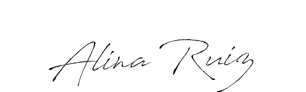 The best way (Antro_Vectra) to make a short signature is to pick only two or three words in your name. The name Alina Ruiz include a total of six letters. For converting this name. Alina Ruiz signature style 6 images and pictures png