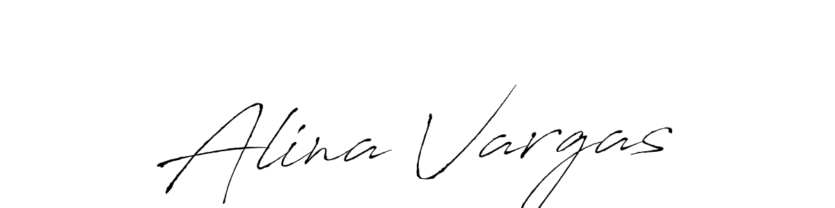 Make a beautiful signature design for name Alina Vargas. With this signature (Antro_Vectra) style, you can create a handwritten signature for free. Alina Vargas signature style 6 images and pictures png