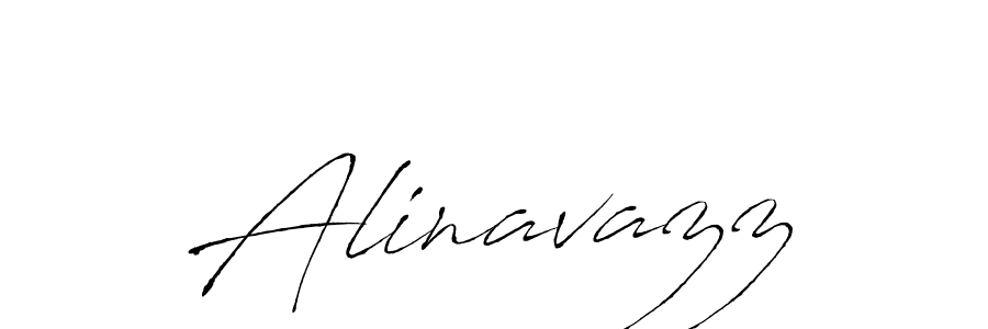 How to make Alinavazz signature? Antro_Vectra is a professional autograph style. Create handwritten signature for Alinavazz name. Alinavazz signature style 6 images and pictures png