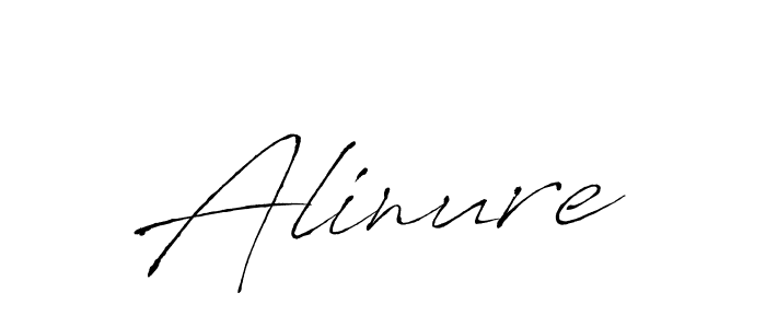 Once you've used our free online signature maker to create your best signature Antro_Vectra style, it's time to enjoy all of the benefits that Alinure name signing documents. Alinure signature style 6 images and pictures png