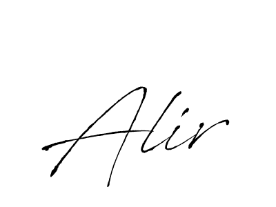 if you are searching for the best signature style for your name Alir. so please give up your signature search. here we have designed multiple signature styles  using Antro_Vectra. Alir signature style 6 images and pictures png