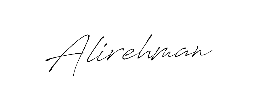 Also we have Alirehman name is the best signature style. Create professional handwritten signature collection using Antro_Vectra autograph style. Alirehman signature style 6 images and pictures png