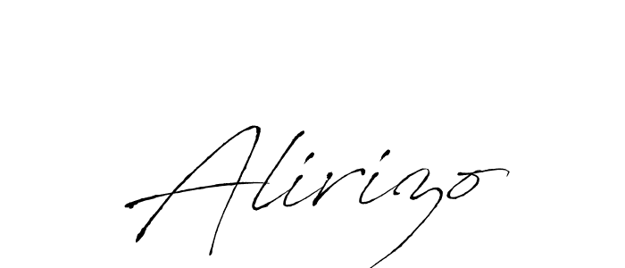 Make a beautiful signature design for name Alirizo. With this signature (Antro_Vectra) style, you can create a handwritten signature for free. Alirizo signature style 6 images and pictures png