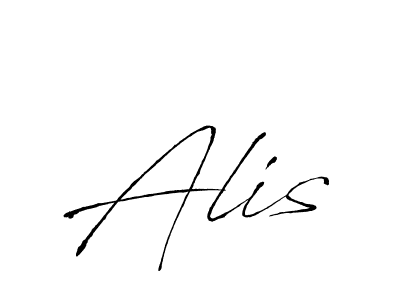 The best way (Antro_Vectra) to make a short signature is to pick only two or three words in your name. The name Alis include a total of six letters. For converting this name. Alis signature style 6 images and pictures png