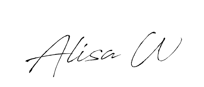 Make a short Alisa W signature style. Manage your documents anywhere anytime using Antro_Vectra. Create and add eSignatures, submit forms, share and send files easily. Alisa W signature style 6 images and pictures png
