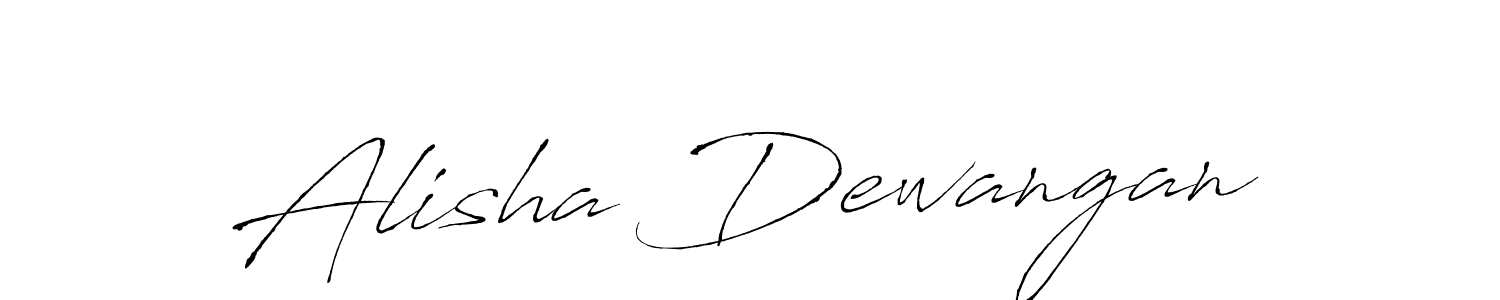 Create a beautiful signature design for name Alisha Dewangan. With this signature (Antro_Vectra) fonts, you can make a handwritten signature for free. Alisha Dewangan signature style 6 images and pictures png