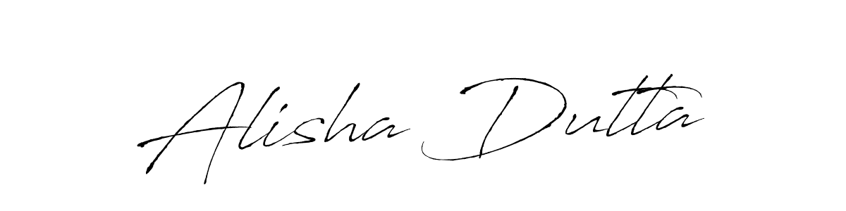 The best way (Antro_Vectra) to make a short signature is to pick only two or three words in your name. The name Alisha Dutta include a total of six letters. For converting this name. Alisha Dutta signature style 6 images and pictures png