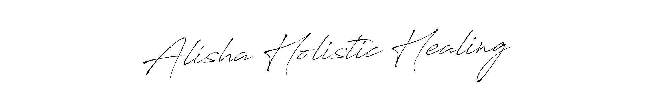 Make a beautiful signature design for name Alisha Holistic Healing. With this signature (Antro_Vectra) style, you can create a handwritten signature for free. Alisha Holistic Healing signature style 6 images and pictures png