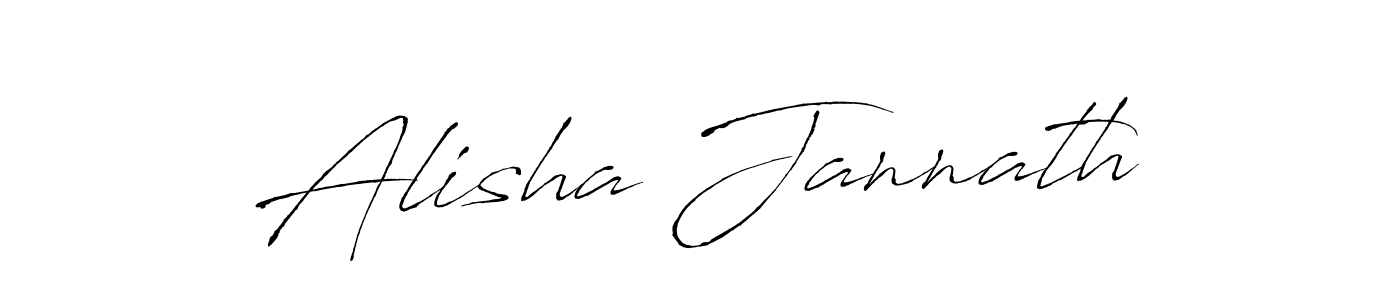 Create a beautiful signature design for name Alisha Jannath. With this signature (Antro_Vectra) fonts, you can make a handwritten signature for free. Alisha Jannath signature style 6 images and pictures png