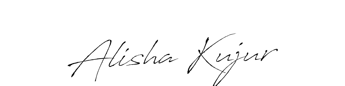 How to make Alisha Kujur signature? Antro_Vectra is a professional autograph style. Create handwritten signature for Alisha Kujur name. Alisha Kujur signature style 6 images and pictures png