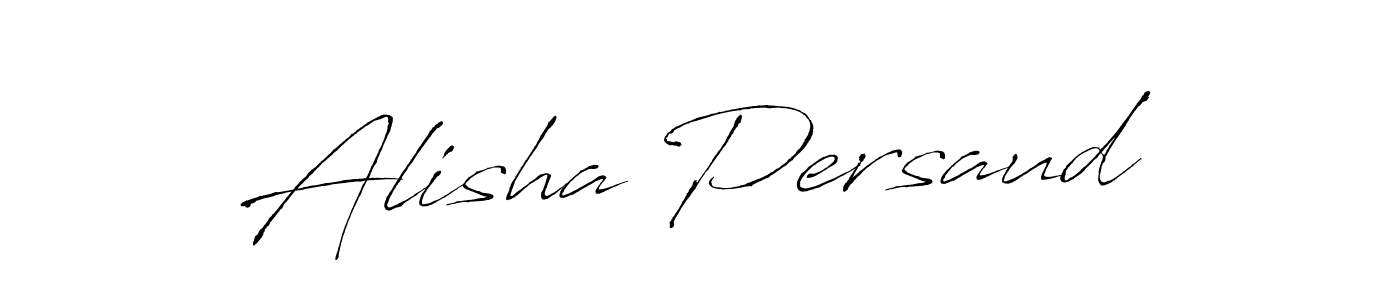 The best way (Antro_Vectra) to make a short signature is to pick only two or three words in your name. The name Alisha Persaud include a total of six letters. For converting this name. Alisha Persaud signature style 6 images and pictures png