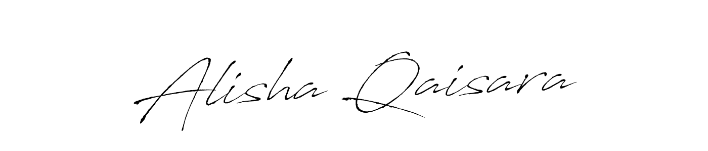 Alisha Qaisara stylish signature style. Best Handwritten Sign (Antro_Vectra) for my name. Handwritten Signature Collection Ideas for my name Alisha Qaisara. Alisha Qaisara signature style 6 images and pictures png