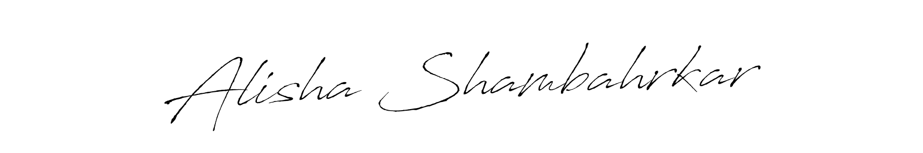 Also You can easily find your signature by using the search form. We will create Alisha Shambahrkar name handwritten signature images for you free of cost using Antro_Vectra sign style. Alisha Shambahrkar signature style 6 images and pictures png