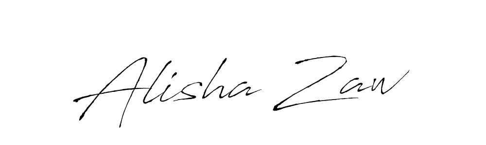 You can use this online signature creator to create a handwritten signature for the name Alisha Zaw. This is the best online autograph maker. Alisha Zaw signature style 6 images and pictures png