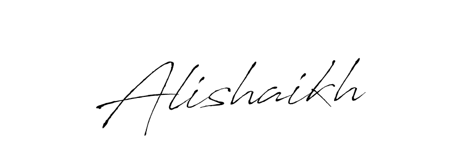 if you are searching for the best signature style for your name Alishaikh. so please give up your signature search. here we have designed multiple signature styles  using Antro_Vectra. Alishaikh signature style 6 images and pictures png