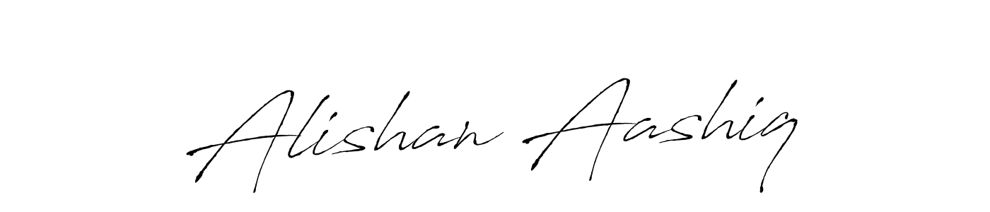 How to make Alishan Aashiq signature? Antro_Vectra is a professional autograph style. Create handwritten signature for Alishan Aashiq name. Alishan Aashiq signature style 6 images and pictures png