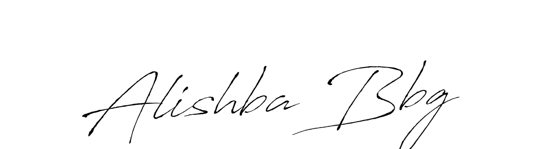 Alishba Bbg stylish signature style. Best Handwritten Sign (Antro_Vectra) for my name. Handwritten Signature Collection Ideas for my name Alishba Bbg. Alishba Bbg signature style 6 images and pictures png