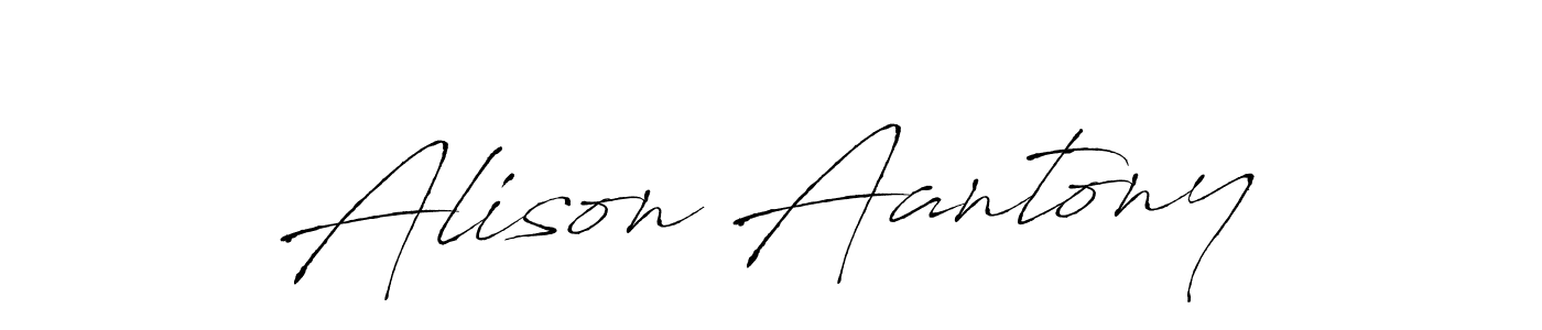Also we have Alison Aantony name is the best signature style. Create professional handwritten signature collection using Antro_Vectra autograph style. Alison Aantony signature style 6 images and pictures png