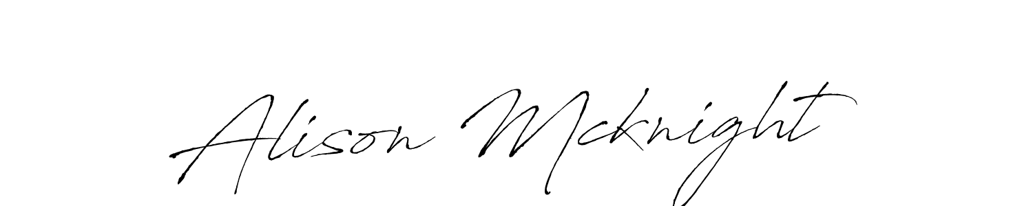 Also we have Alison Mcknight name is the best signature style. Create professional handwritten signature collection using Antro_Vectra autograph style. Alison Mcknight signature style 6 images and pictures png