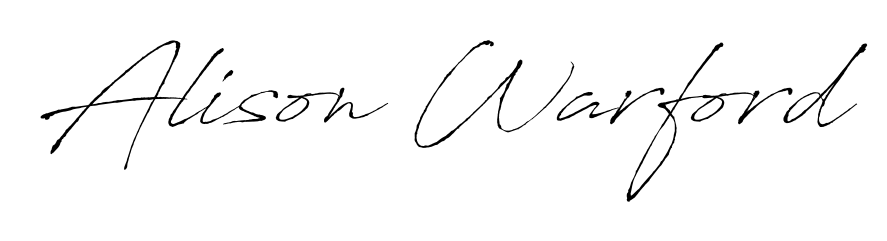 Enhance your business communications with Alison Warford signature in Antro_Vectra lettering. Clean, modern, and universally compatible. Alison Warford signature style 6 images and pictures png
