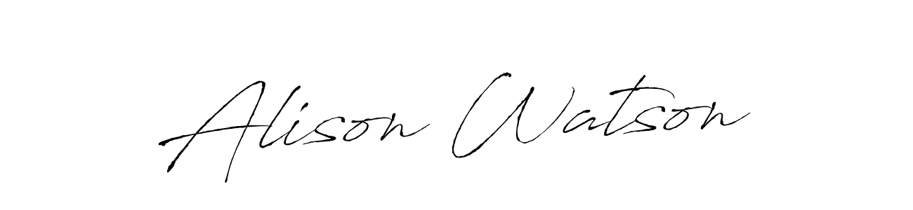 Once you've used our free online signature maker to create your best signature Antro_Vectra style, it's time to enjoy all of the benefits that Alison Watson name signing documents. Alison Watson signature style 6 images and pictures png