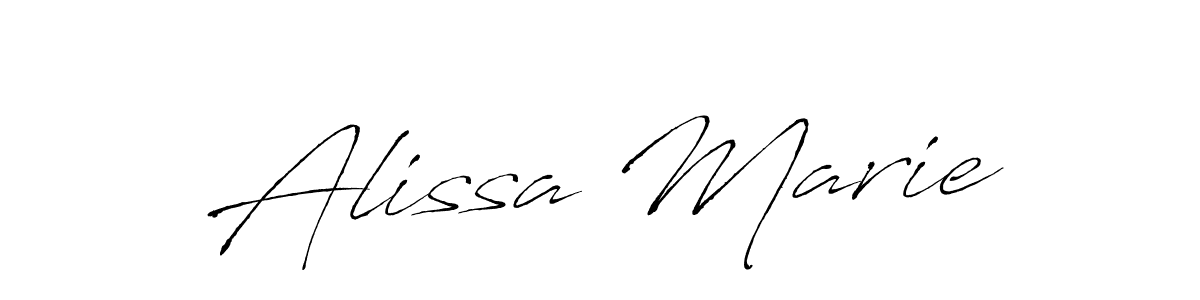 Use a signature maker to create a handwritten signature online. With this signature software, you can design (Antro_Vectra) your own signature for name Alissa Marie. Alissa Marie signature style 6 images and pictures png