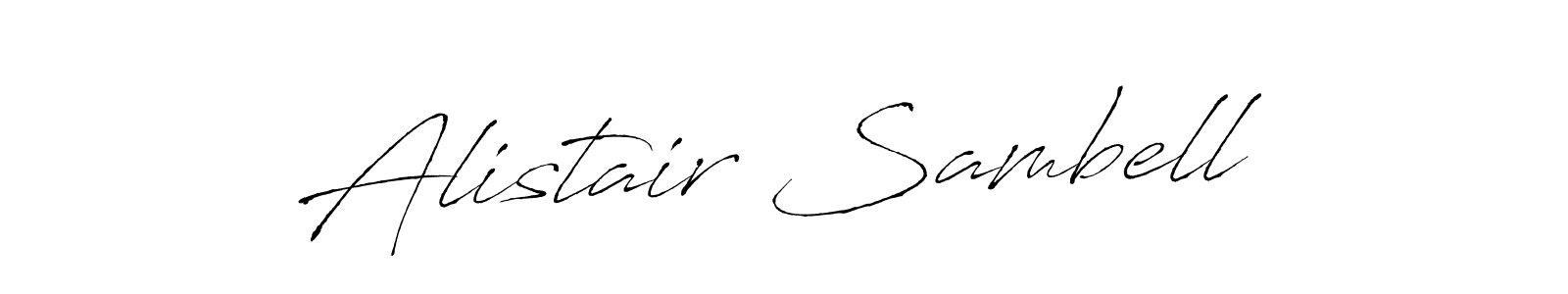 The best way (Antro_Vectra) to make a short signature is to pick only two or three words in your name. The name Alistair Sambell include a total of six letters. For converting this name. Alistair Sambell signature style 6 images and pictures png