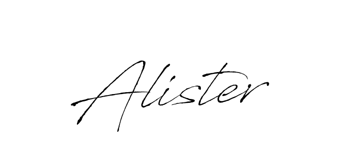 Create a beautiful signature design for name Alister. With this signature (Antro_Vectra) fonts, you can make a handwritten signature for free. Alister signature style 6 images and pictures png