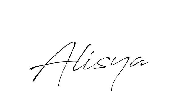 Use a signature maker to create a handwritten signature online. With this signature software, you can design (Antro_Vectra) your own signature for name Alisya. Alisya signature style 6 images and pictures png