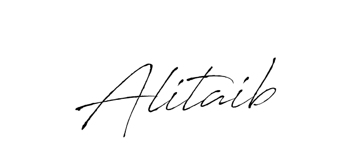 Also we have Alitaib name is the best signature style. Create professional handwritten signature collection using Antro_Vectra autograph style. Alitaib signature style 6 images and pictures png