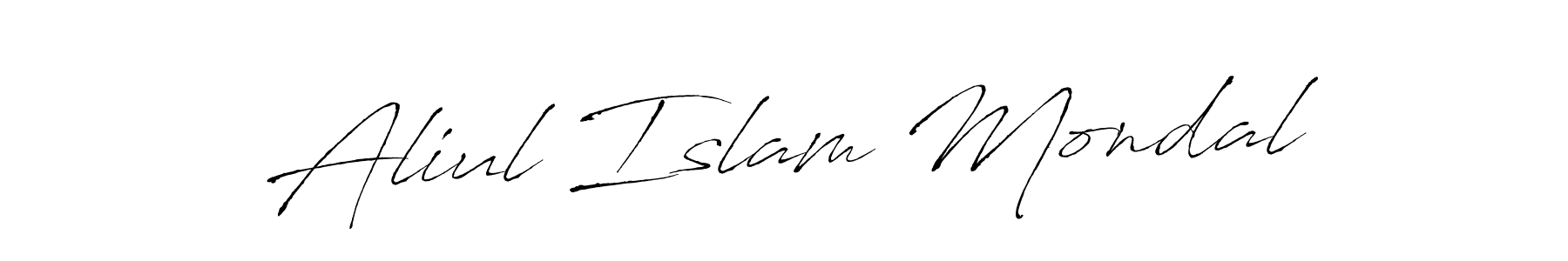 Also we have Aliul Islam Mondal name is the best signature style. Create professional handwritten signature collection using Antro_Vectra autograph style. Aliul Islam Mondal signature style 6 images and pictures png
