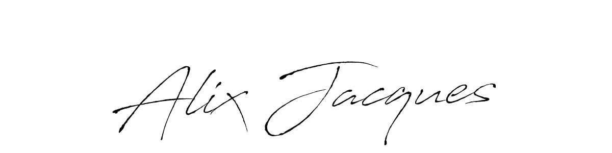 Make a beautiful signature design for name Alix Jacques. With this signature (Antro_Vectra) style, you can create a handwritten signature for free. Alix Jacques signature style 6 images and pictures png