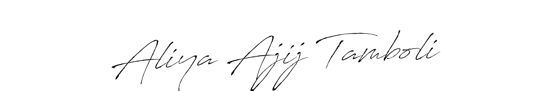 See photos of Aliya Ajij Tamboli official signature by Spectra . Check more albums & portfolios. Read reviews & check more about Antro_Vectra font. Aliya Ajij Tamboli signature style 6 images and pictures png